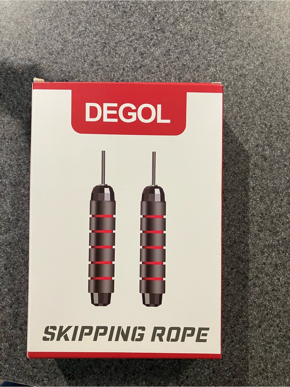 EGO Skipping Rope - Black and Red